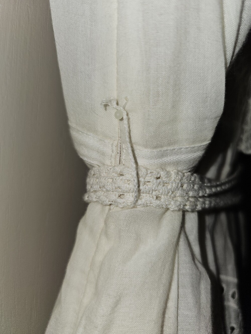 Anthropologie Lil Windward Lace Midi Dress in Cream - Picture 14 of 15
